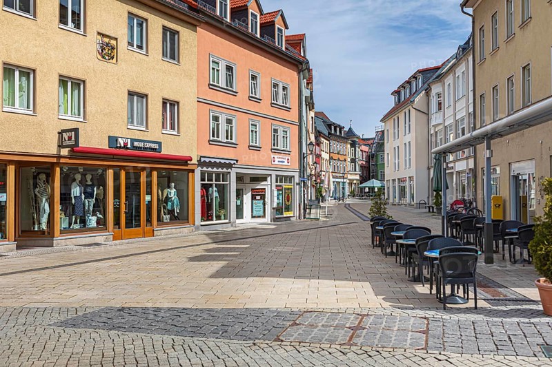 Street of Peace in Ilmenau, Thuringia, Germany
