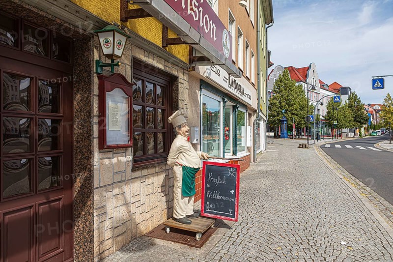 Restaurant Zur Post in the MÃ¼hltor in Ilmenau, Thuringia, Germany