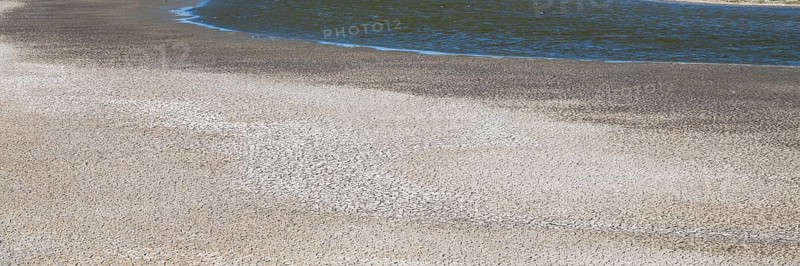 Wadden Sea at low tide, parched earth Schleswig-Holstein Wadden Sea National Park, Pellworm Island, North Frisia, North Sea, Schleswig-Holstein, Germany