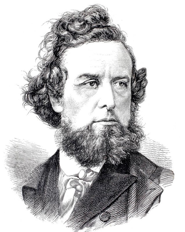 William Hepworth Dixon (30 June 1821 - 26 December 1879) was an English historian and traveller from Manchester, Historic, digitally enhanced reproduction of a 19th century original