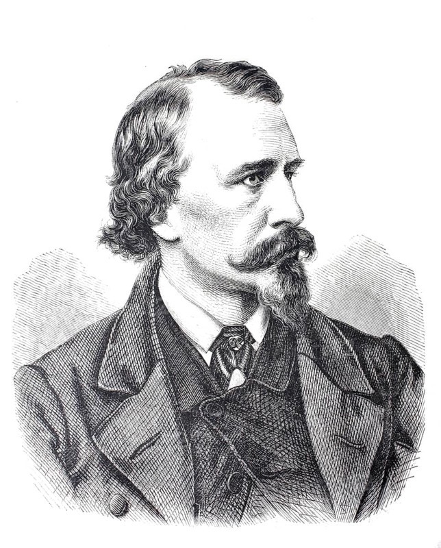 Franz Emanuel August Geibel (17 October 1815 - 6 April 1884) was a German lyricist, poet, historical, digitally enhanced reproduction of a 19th century original