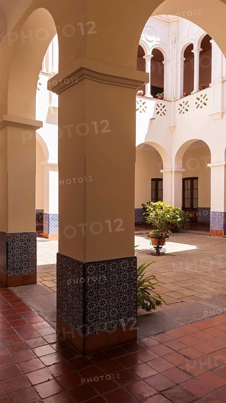 Salta colonial architecture and Central Plaza of 9 of July Plaza 9 De Julio in historic city center