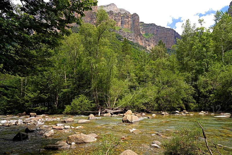 The Rio Arazas River Ordesa y Monte Perdido National Park, Spain