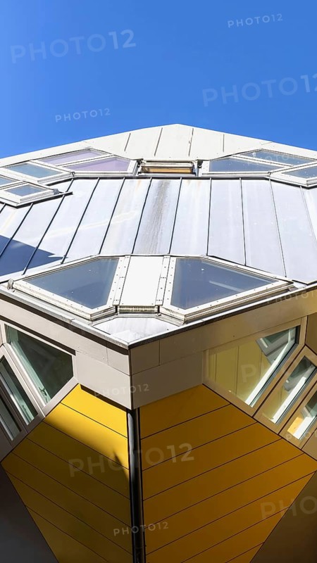 Holland, Cube Houses, a set of innovative hexagonal architecture in Rotterdam