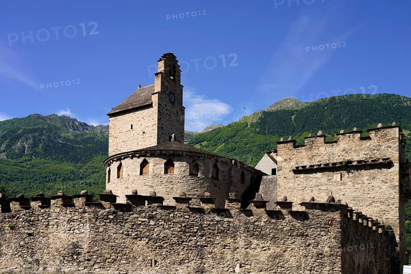 The Church of Saint-André or Church of the Templars in Luz-Saint-Sauveur, Pyrenees, France