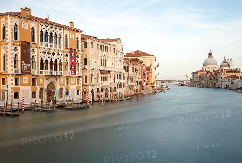 View of the Grand Canal from the Ponte dell'Accademia, Venice, Veneto, Italy