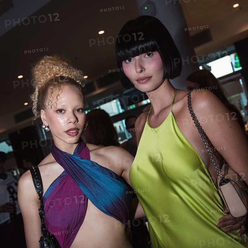 Models Josy (GNTM2025) and Magdalena (GNTM2025) at the Marcel Ostertag Fashion Show during the Berlin Fashion Week 2025 on 02.07.2025
