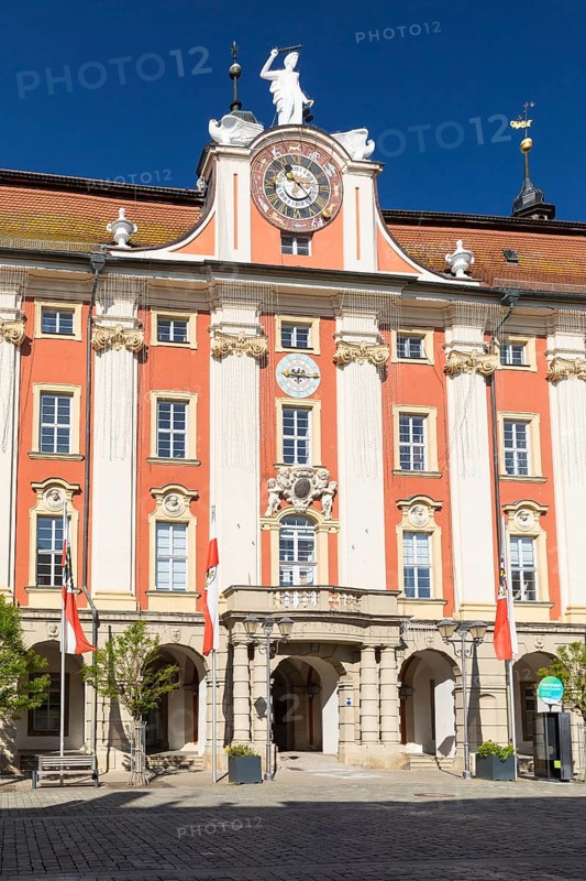 Baroque town hall in Bad Windsheim, Bavaria, Germany
