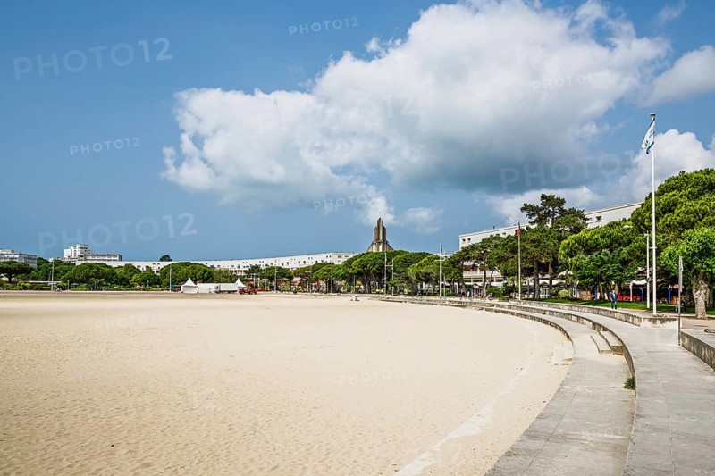 Beach in Royan, Nouvelle-Aquitaine, Charente-Maritime, France