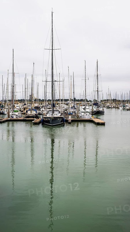 Marina in Le Verdon-sur-Mer, Nouvelle-Aquitaine, Gironde, France