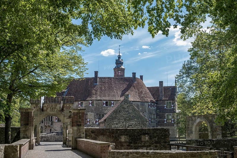 Burg Vischering, LÃ¼dinghausen, MÃ¼nsterland, North Rhine-Westphalia, Germany