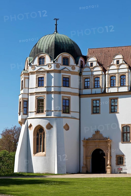 Corner tower of Celle Castle, Celle, Lower Saxony, Germany