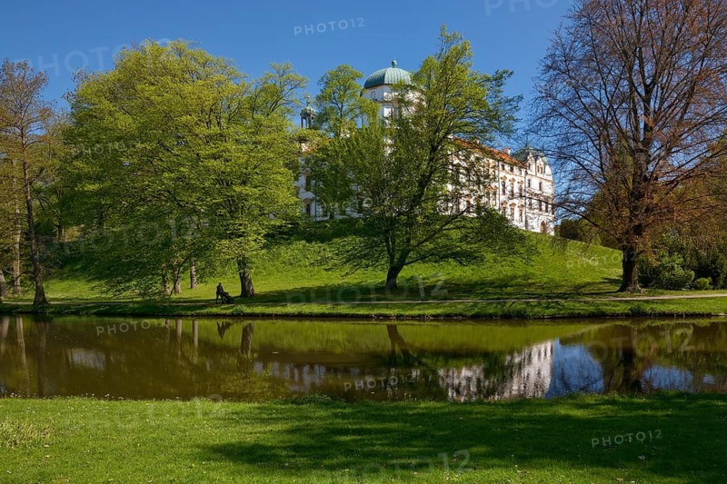 In the landscape park of Celle Castle, Lower Saxony, Germany