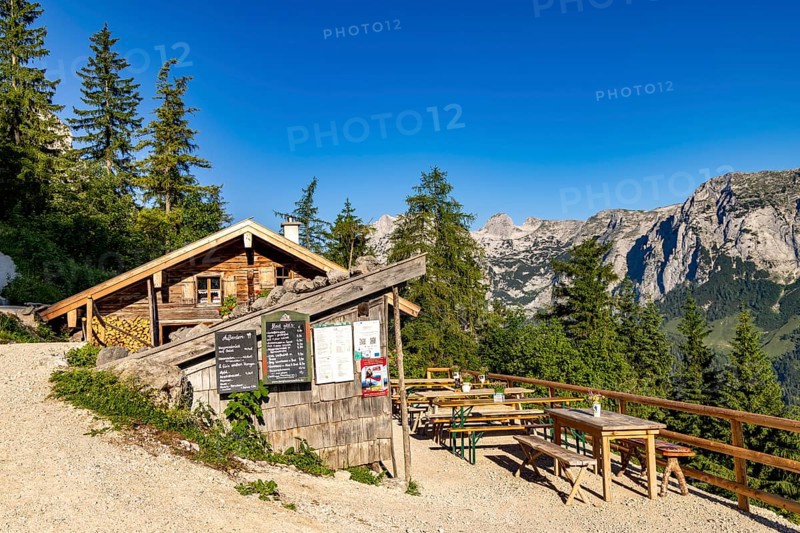 SchÃ¤rtenalm, behind the Reiteralpe, Berchtesgaden National Park, Ramsau, Berchtesgadener Land, Upper Bavaria, Bavaria, Germany