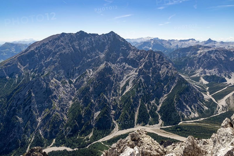 Watzmann, below the WimbachgrieÃŸ, Berchtesgaden Alps, Berchtesgaden National Park, Ramsau, Berchtesgadener Land, Upper Bavaria, Bavaria, Germany