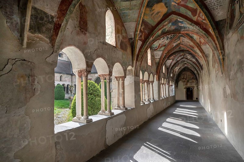 Cathedral cloister around 1370, the frescoes were painted from around 1390, Bressanone Cathedral, Cathedral Square, Bressanone, South Tyrol, Italy