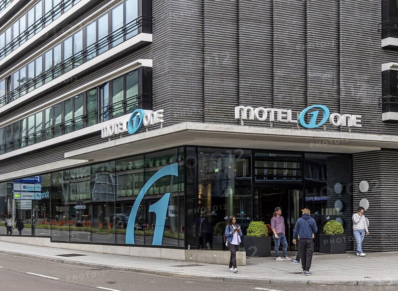 Hotel Motel One Stuttgart central railway station. Stuttgart, Baden-WÃ¼rttemberg, Germany