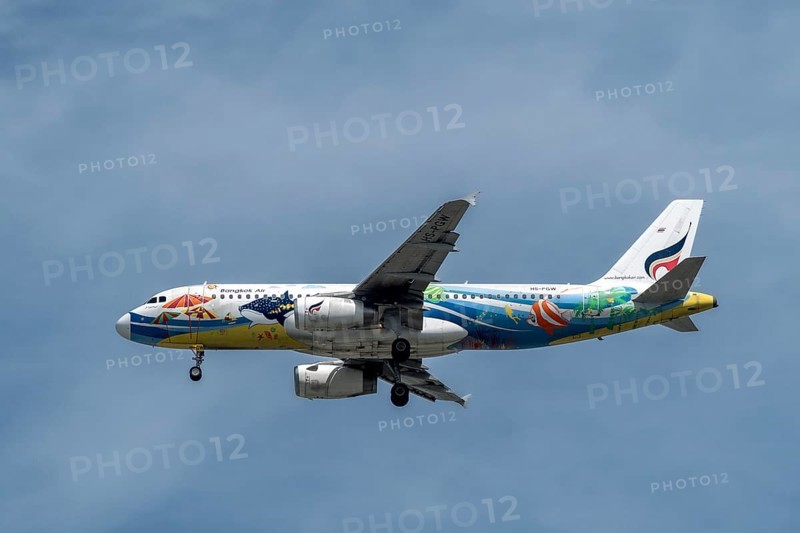 Aircraft Bangkok Airways, HS-PGW, Airbus A320-200