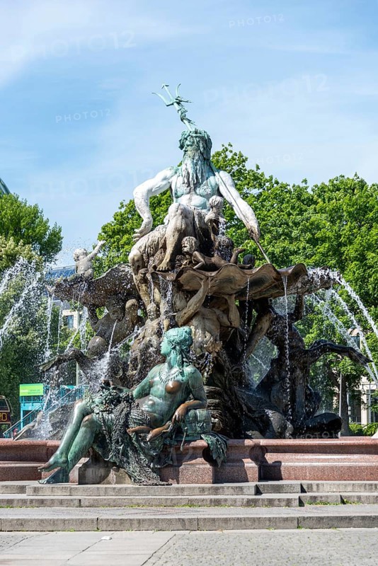 Neptune Fountain in Berlin Mitte, Berlin, Germany
