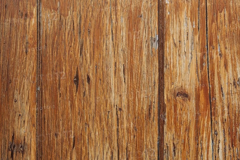 Old wooden door with peeling paint, texture, background, North Macedonia