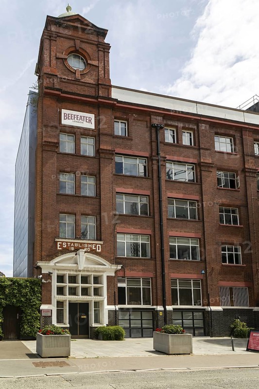 Beefeater gin distillery historic building, Montford Place, Vauxhall, Lambeth, London, England, UK