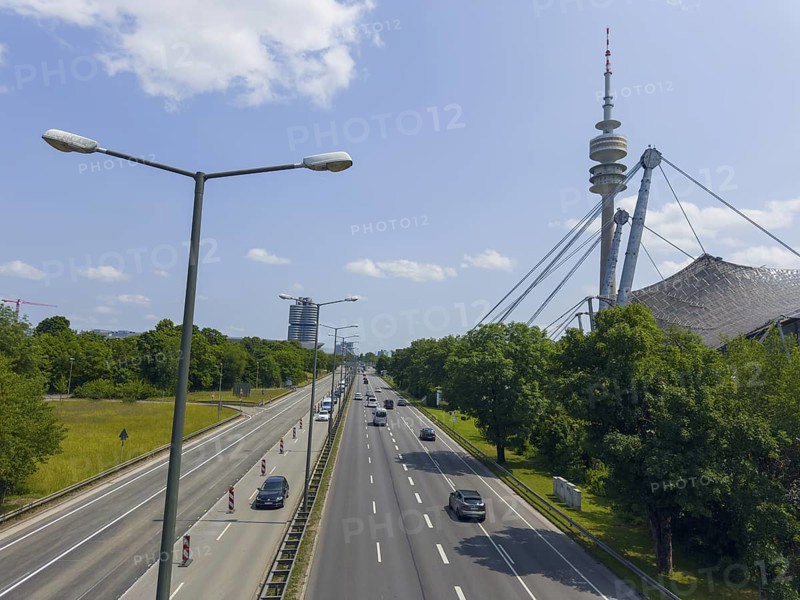 Olympic Tower, Olympic Park, Munich, Bavaria, Germany
