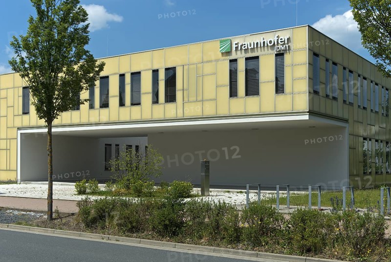 Headquarters of the Fraunhofer Institute for Digital Media Technology IDMT on the campus of the Ilmenau University of Technology, Ilmenau, Thuringia, Germany