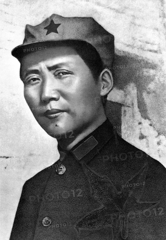 Portrait of the young Mao Zedong or Mao Tse-tung (1893-1976) Mao Zedong Tse-dong, ca. 1930s, China