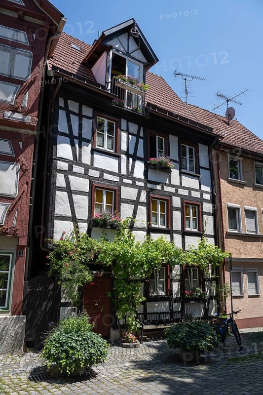 Historisches Fachwerkhaus in der Altstadt von Esslingen am Neckar, Landkreis Esslingen, Baden-WÃ¼rttemberg, Deutschland