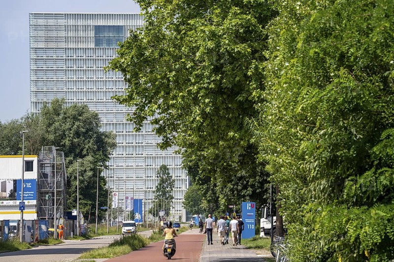 The new building of the Dutch Institute for Public Health and the Environment, RIVM, in the Science Park, Utrecht University, Netherlands