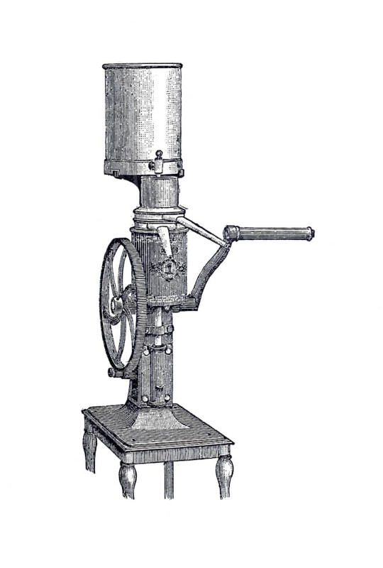Dairy industry, butter production, baby separator, around 1860, digitally improved reproduction of a 19th century model, historical, exact date unknown