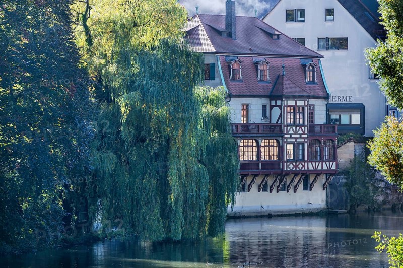 Jugendstilvilla an der Pegnitz, Lauf an der Pegnitz, Middle Franconia, Bavaria, Germany
