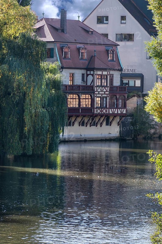Jugendstilvilla an der Pegnitz, Lauf an der Pegnitz, Middle Franconia, Bavaria, Germany