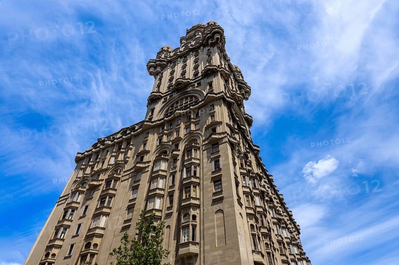 Uruguay, Montevideo Independence Square in historic city center, a famous tourist attraction