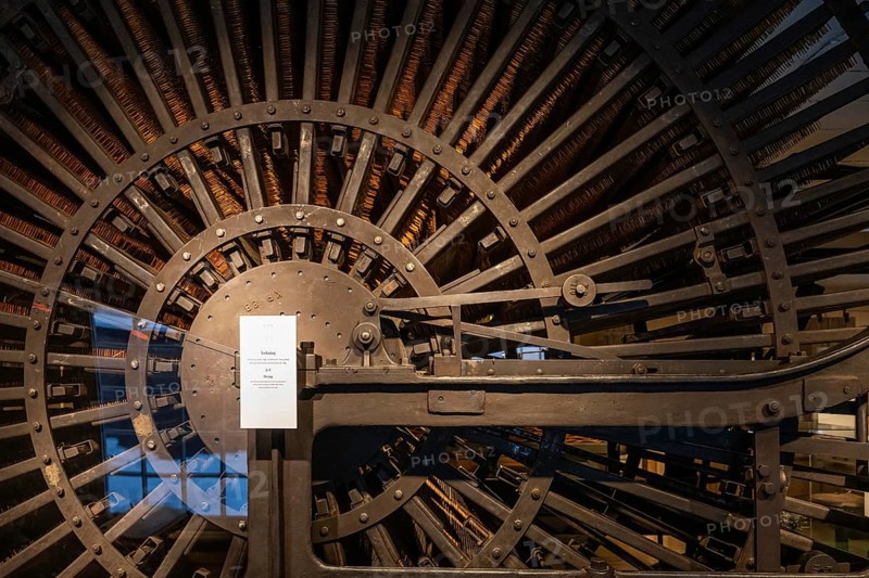 Historic machine for making matches, Tändsticksmuseet Match Museum or Match Museum, Jönköping, Jönköpings län, Sweden