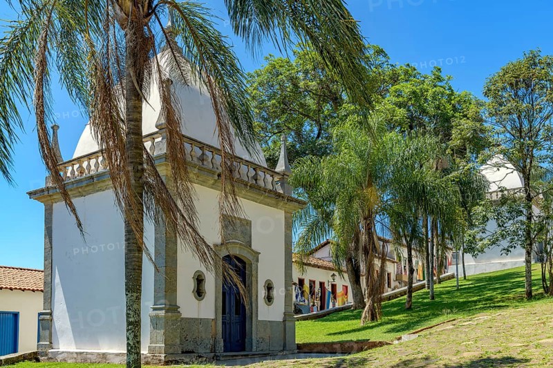 Chapel in the sanctuary of Bom Jesus do Matosinhos in the city of Congonhas, Minas Gerais, Congonhas, Minas Gerais, Brazil