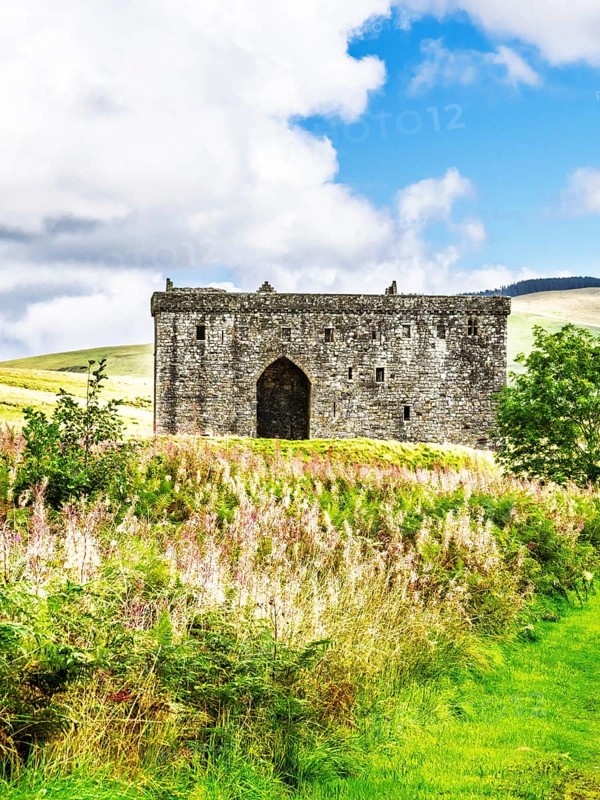 Hermitage Castle, Hermitage Water, Liddesdale, Roxburghshire, Newcastleton, Hawick, Scotland, UK