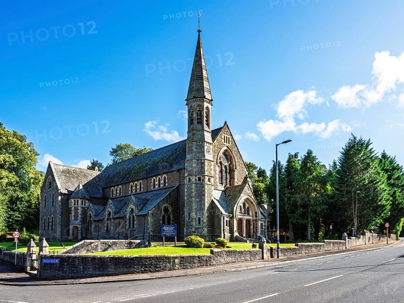 Church in Jedburgh Abbey, Augustinian Abbey, Jedburgh, Scottish Borders, Scotland, UK