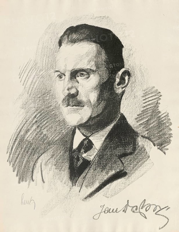 Jan Dabski (b. 10 April 1880, d. 5 June 1931) Polish popular activist and politician, journalist, chairman of the Polish delegation to the armistice negotiations that ended the Polish-Bolshevik war in Minsk and Riga, signatory of the Polish-Soviet peace treaty (18 March 1921), head of the Ministry of Foreign Affairs, 24 May 1921 to 11 June 1921, historical, authentic, digitally restored reproduction from an original dating from around 1919, exact date of the signing of the Polish-Soviet peace treaty. March 1921), Head of the Foreign Ministry, 24 May 1921 to 11 June 1921, Historical, authentic, digitally restored reproduction from an original from around 1919, exact date of depiction unknown