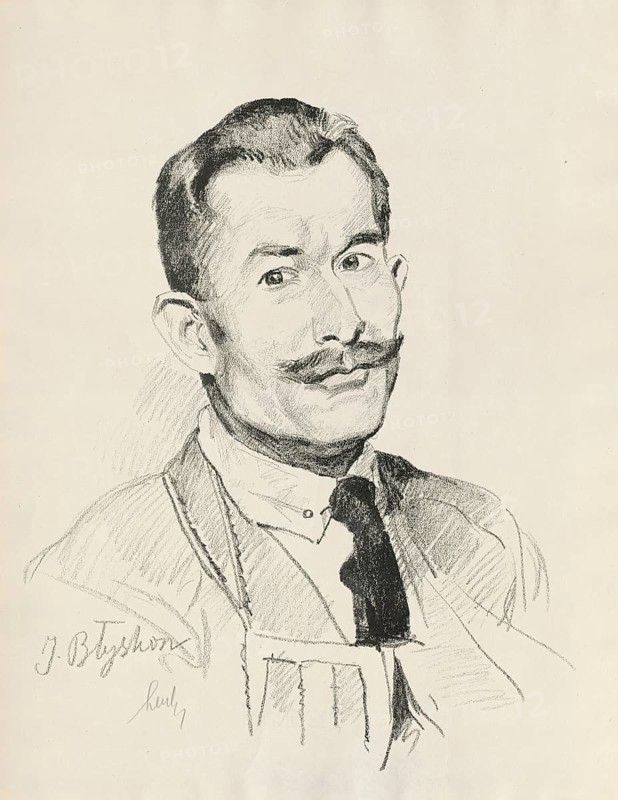 Jozefat (Józef) Blyskosz (b. 14 April 1876, d. January 1947) Senator of the Second Republic in the years 1922 - 1927, Member of the Sejm in the years 1919 - 1922 and 1928 - 1930, previously Member of the I. and II. Duma of the Russian Empire, member of the Polish Circle in the Duma, appointed member of the State Council in 1918, member of the Supreme Council of the Polish People's Party, farmer, publicist, historical, authentic, digitally restored reproduction from an original from around 1919, exact date of depiction unknown