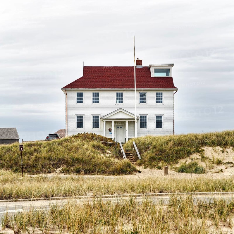 Race Point Ranger Station, Information Center, National Park Service, typical architecture, Race Point Beach, Provincetown, Cape Cod, Massachusetts, New England, USA