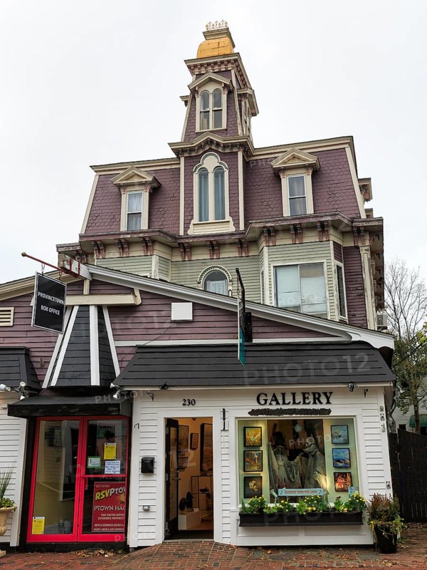 Lancy House, historic building, business premises, Gallery, Provincetown, Cape Cod, Massachusetts, New England, USA