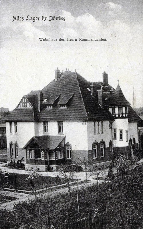 Old camp, district of Jüterbog, district of the municipality of Niedergörsdorf in the district of Teltow-Fläming in Brandenburg, Germany, postcard, view around 1900 - 1910, historical, digital reproduction of a historical postcard, authentic, public domain, from that time, exact date unknown