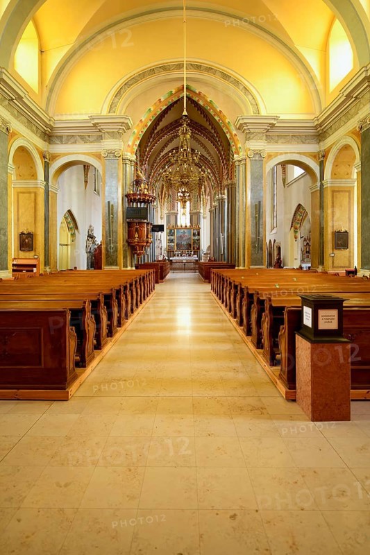 Church of the Blessed Virgin Mary or Budapest's Inner City Parish Church, Interior, Budapest, Hungary