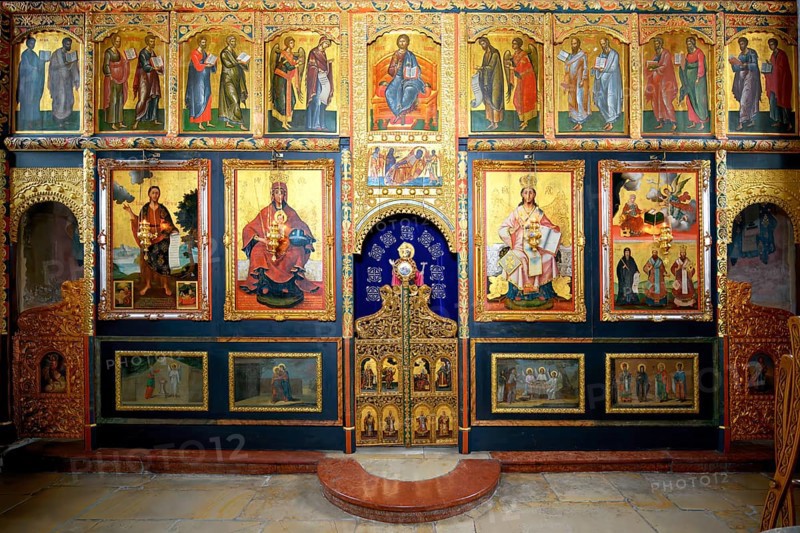 Krusedol Monastery, Iconostasis and Icons, Vojvodina Province, Serbia