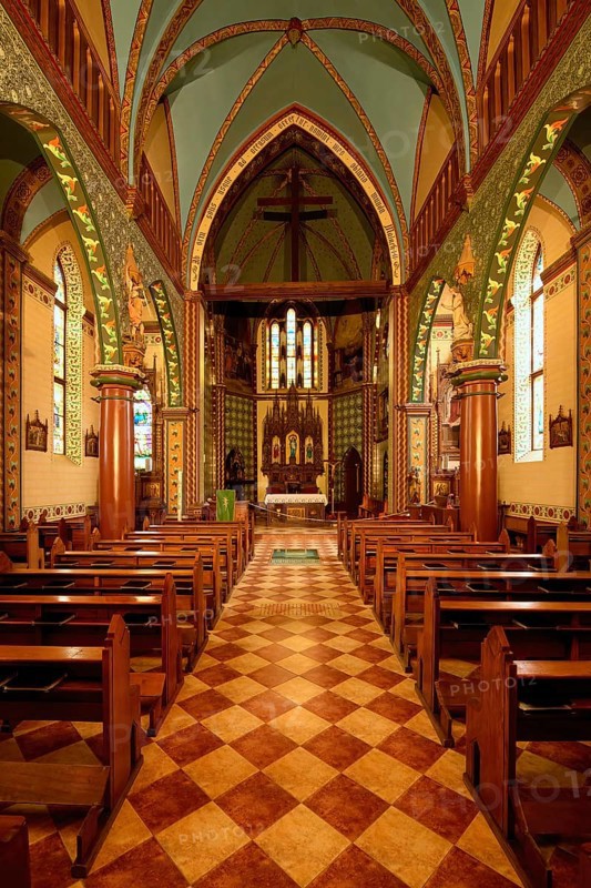 Saint Paul of the Cross cathedral, Interior, Rousse, Bulgaria
