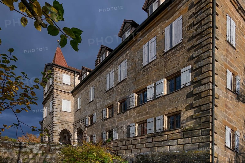 Welserschloss, rebuilt from 1688 to 1695 in Renaissance style, Neunhof near Lauf, an der Pegnitz Middle Franconia, Bavaria, Germany