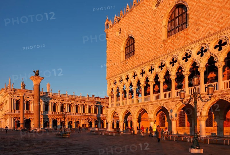 Doge's Palace and Piazzetta in the morning, Venice