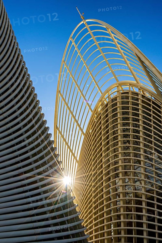 Zayed National Museum in Abu Dhabi, memorial to the late Zayed bin Sultan Al Nahyan, the museum is the heart of the cultural district on Saadiyat Island, architecture on the roof of the museum, Abu Dhabi, United Arab Emirates