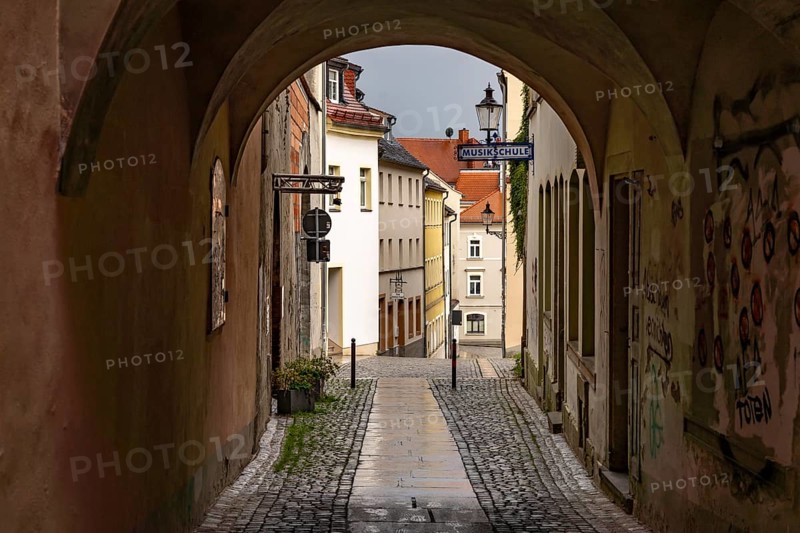 The old town of Zittau, Upper Lusatia, Saxony, Germany